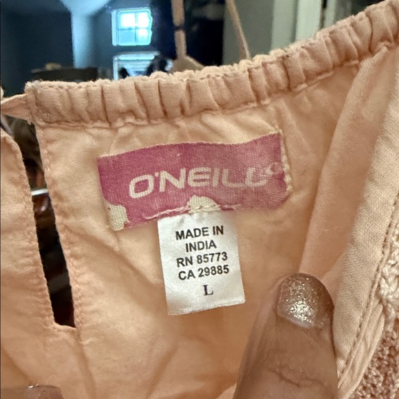 O’neill Lace Trim Peach Camisole - Picture 2 of 5
